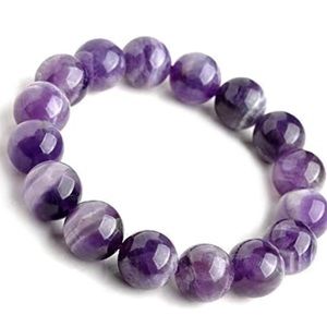 100% Amethyst bracelet!! Brand new!!